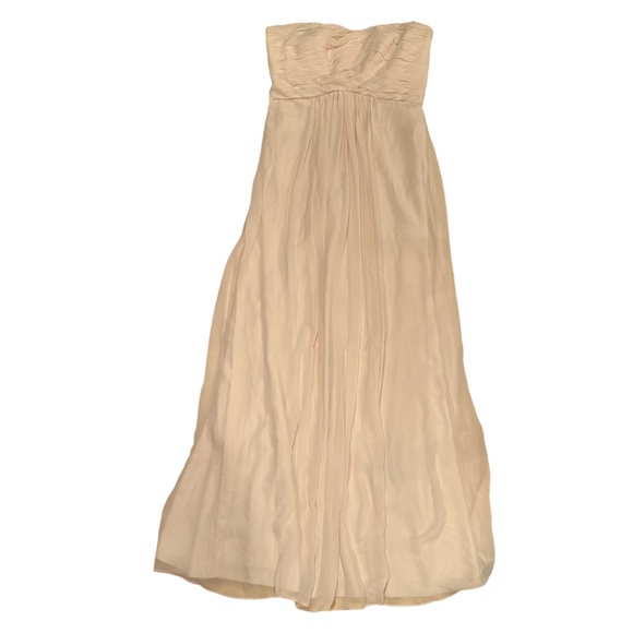 Monique Lhuillier Bridesmaids Dresses & Skirts - Monique Lhuillier Bridesmaids Strapless Chiffon Gown, Size 8.